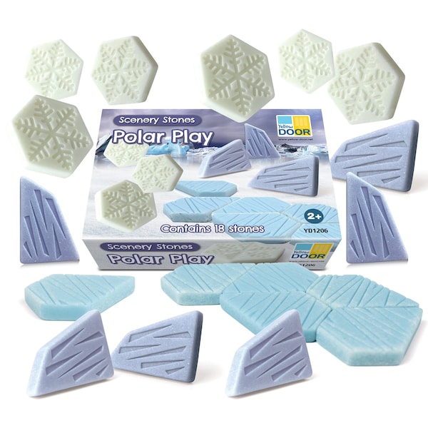 Yellow Door Scenery Stones, Polar Play, 18-Piece Set YUS1206 - main